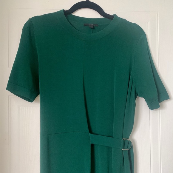 COS Midi Dress Silk Wool, XS - Picture 1 of 6